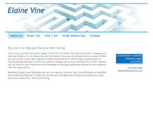 Tablet Screenshot of elainevine.com